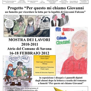 Savona, in mostra i lavori del progetto "Per questo mi chiamo Giovanni"