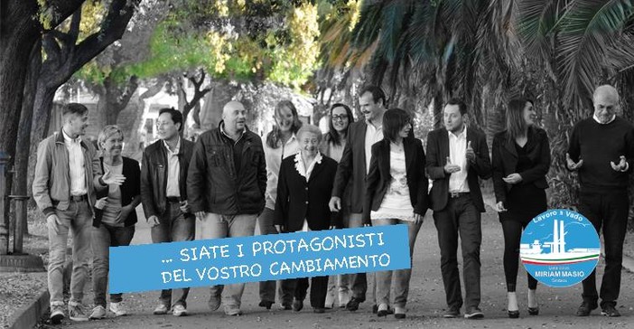 Elezioni Vado Ligure, sabato merenda-solidarietà con il candidato sindaco Miriam Masio Elezioni Vado Ligure, sabato merenda-solidarietà con il candidato sindaco Miriam Masio