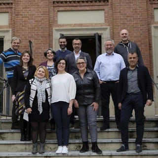 Nella foto di Alic Dana i candidati della lista Cisano+