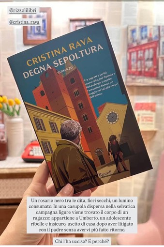 Grande visibilità per Albenga con il romanzo di Cristina Rava Grande visibilità per Albenga con il romanzo di Cristina Rava