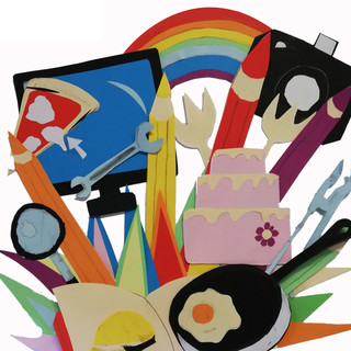 Nella foto: il loro realizzato dai ragazzi dell'IPSIA per gli Open Day