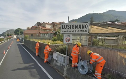 Albenga, la fibra ottica arriva a Lusignano e San Fedele