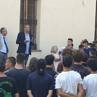 Albenga, l’assessore regionale Stefano Mai all’Istituto Agrario per l’avvio dell’anno scolastico