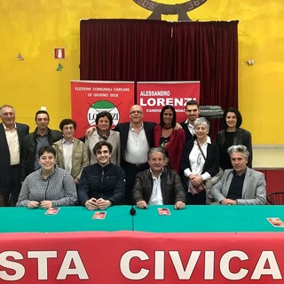 Comunali 2018, la lista "Lorenzi sindaco": "Carcare diventerà 'Comune Bandiera Arancione'"