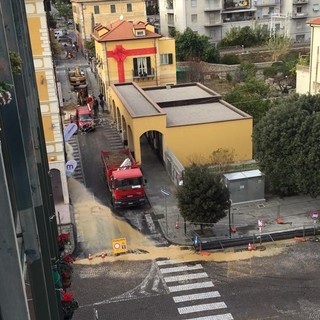 Loano, via Cesarea e corso Europa senza acqua Loano, via Cesarea e corso Europa senza acqua