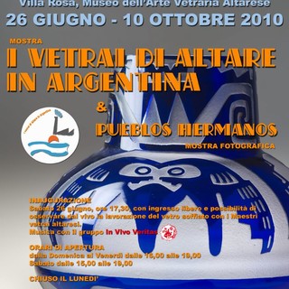 Altare: prorogate le mostre sul vetro argentino