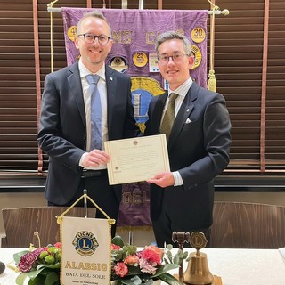 Il Lions Club Alassio "Baia del Sole" incontra il professor Roberto Spotorno