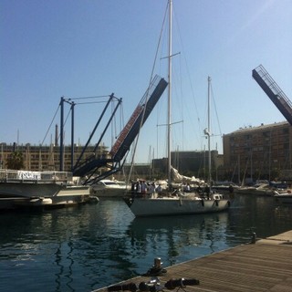 Savona, ritorna in porto la nave-scuola Leon Pancaldo proveniente dal Festival dell'Economia del Mare di Gaeta