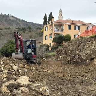 Andora, al via i lavori di messa in sicurezza nel tratto franato a Conna