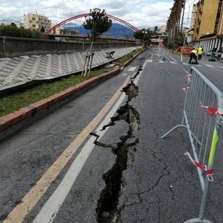 Il dissesto dell'argine del fiume Centa ad Albenga (ottobre 2020) Il dissesto dell'argine del fiume Centa ad Albenga (ottobre 2020)