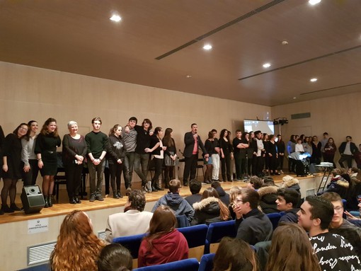 Il liceo Calasanzio presente all'Auditorium di Palazzo Rosso a Genova per la "Terza Giornata Mondiale" della lingua greca