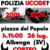 "Chi chiami quando la polizia uccide?", polemiche sulla locandina per un corteo ad Albenga dopo i fatti di Bologna "Chi chiami quando la polizia uccide?", polemiche sulla locandina per un corteo ad Albenga dopo i fatti di Bologna