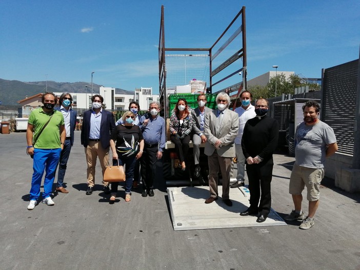 “Doniamo la spesa”: 3 pallet di beni donati grazie all’ iniziativa dei Lions di Albenga