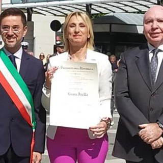 Loano, la consigliere Luana Isella nominata Cavaliere della Repubblica: "Suo impegno per la provincia apprezzato da tutti"