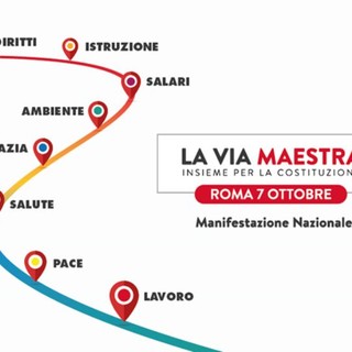 Manifestazione nazionale “La via Maestra”: il 7 ottobre a Roma Cgil sarà presente Manifestazione nazionale “La via Maestra”: il 7 ottobre a Roma Cgil sarà presente