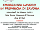 Piredda e Quaini a Savona per un incontro sull'emergenza lavoro in provincia