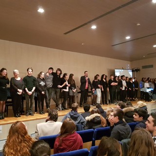 Il liceo Calasanzio presente all'Auditorium di Palazzo Rosso a Genova per la "Terza Giornata Mondiale" della lingua greca
