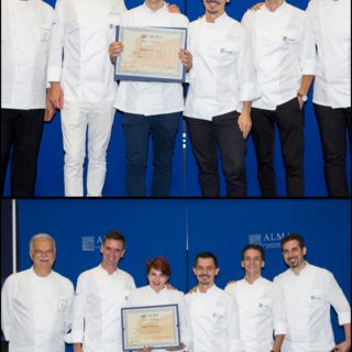 Due pasticceri savonesi tra i diplomati all'ALMA