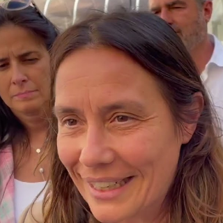 Il ministro per le Disabilità Alessandra Locatelli in visita a Borghetto