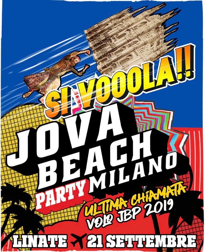 Annuncio ufficiale di Trident: "Biglietti del Jova Beach Party di Albenga validi anche a Linate"