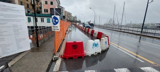 Savona, scattati i lavori sul viadotto in Lungomare Matteotti: corsia chiusa fino a gennaio 2025