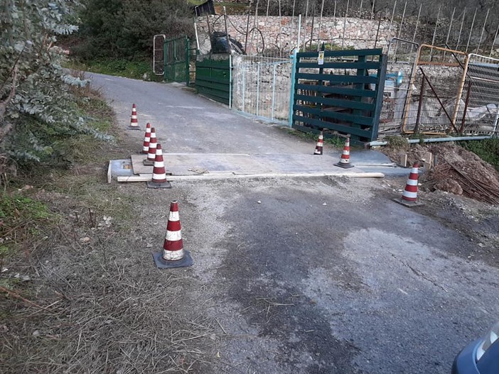 I lavori in via Orra I lavori in via Orra