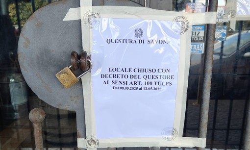 Consumo di droga, cori e insulti contro le Forze dell'Ordine di passaggio: sospesa la licenza a un locale di Albissola Marina