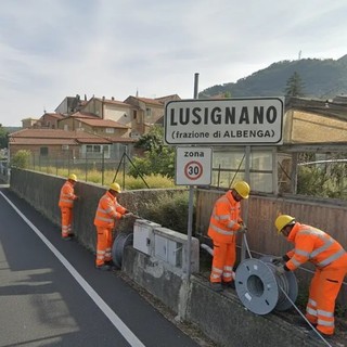 Albenga, la fibra ottica arriva a Lusignano e San Fedele
