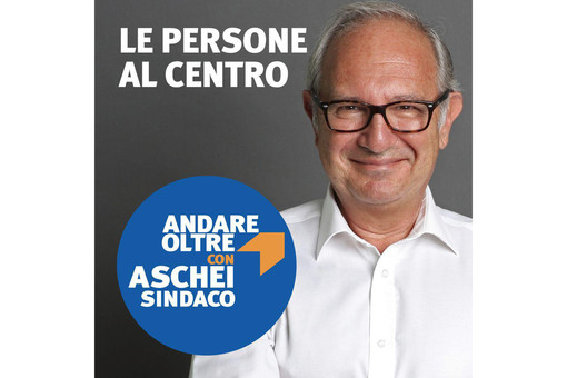 Savona 2021, il candidato Aschei presenta il logo della sua lista: &quot;Al lavoro per 'Andare oltre' e vivere meglio la città&quot;