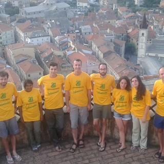 Gruppo dei volontari ospitato a Castel San Giovanni a Finalborgo