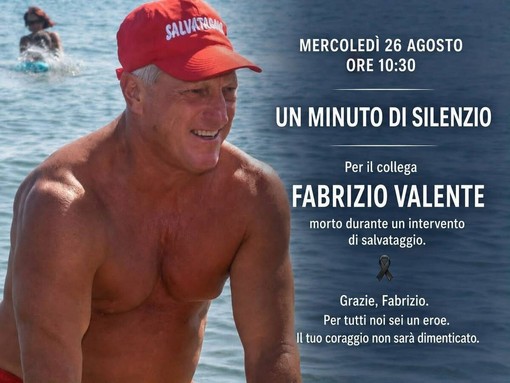 Tragedia in mare ad Andora, un minuto di silenzio sulle spiagge del Savonese per Fabrizio Valente