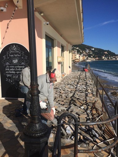 Alassio: partiti i lavori di Passeggiata Graf