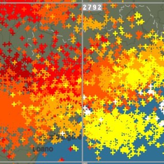 Maltempo: registrati circa seimila fulmini in due ore tra Liguria e Basso Piemonte