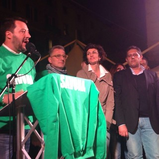 Matteo Salvini bissa e torna a Savona a sostegno di Ilaria Caprioglio