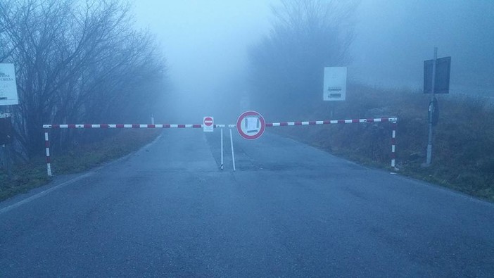 Bormida, pericolo smottamenti: chiusa la strada del "Melogno"
