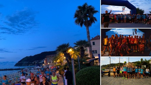 “Mezz’ora all’alba” a Laigueglia: partiti in 600 alle 5.26 per Bastapoco