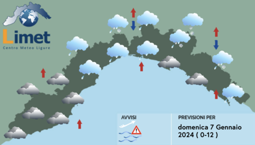 Meteo, nuvole e pioggia su tutta la Liguria Meteo, nuvole e pioggia su tutta la Liguria