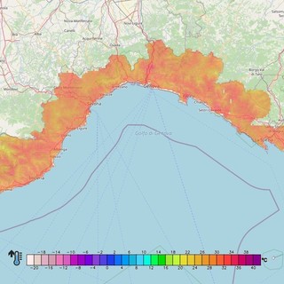 Arpal conferma per oggi (22 luglio) l'avviso per "disagio fisiologico da caldo" Arpal conferma per oggi (22 luglio) l'avviso per "disagio fisiologico da caldo"