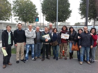 Il gruppo savonese in partenza