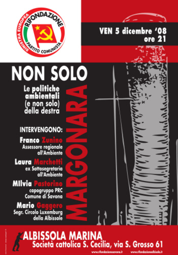 Albissola: incontro sulla Margonara con il Prc