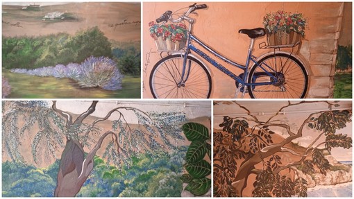 Borgio Verezzi, inaugurato il murales "Orizzonti Infiniti" (FOTO)