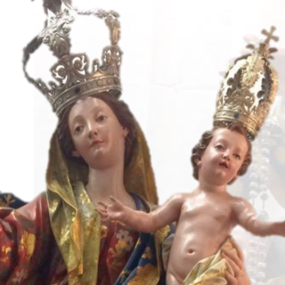 Restaurata la statua lignea raffigurante la Madonna del Rosario della Chiesa parrocchiale di Garlenda