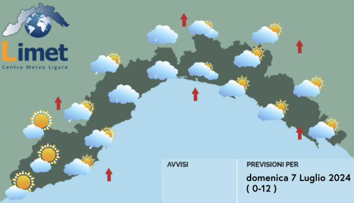 Meteo, domenica prevalentemente nuvolosa e con possibili rovesci su Genova e Savona Meteo, domenica prevalentemente nuvolosa e con possibili rovesci su Genova e Savona