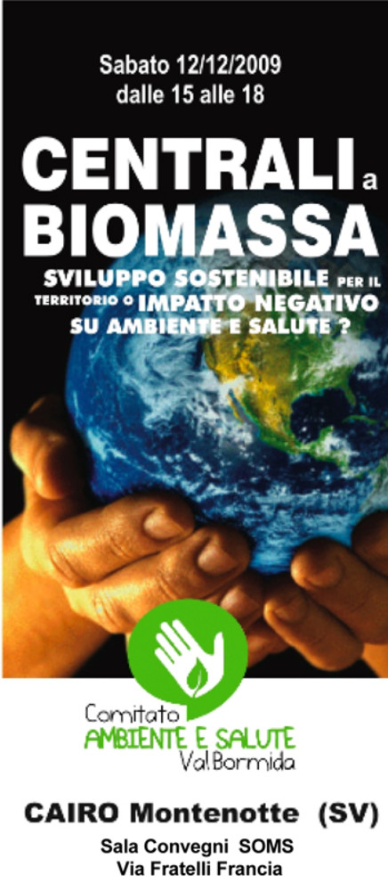 Cairo: oggi il convegno su Ambiente e Salute Cairo: oggi il convegno su Ambiente e Salute