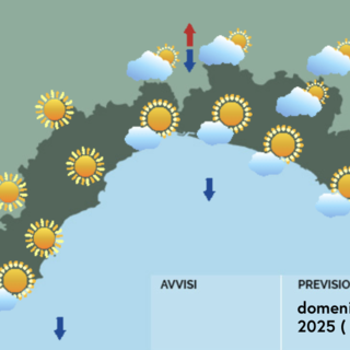 Meteo, ancora una domenica di caldo e sole su tutta la Liguria