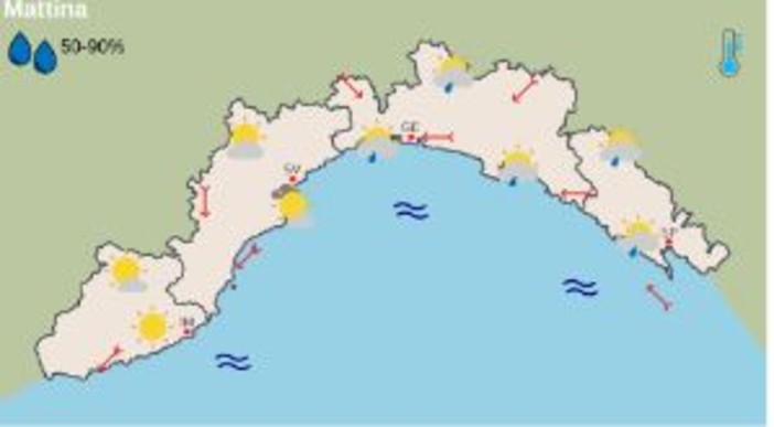 Meteo, in Liguria oggi soleggiato con qualche residua instabilità, bel tempo nel weekend Meteo, in Liguria oggi soleggiato con qualche residua instabilità, bel tempo nel weekend