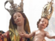 Restaurata la statua lignea raffigurante la Madonna del Rosario della Chiesa parrocchiale di Garlenda