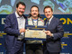 Il varazzino Daniele De Felice riceve un attestato da Matteo Salvini
