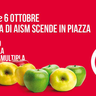 “La Mela di AISM” torna nelle piazze di tutta la Provincia di Savona per la lotta alla sclerosi multipla