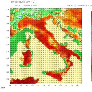 #Meteo: ancora caldo e afa, ma con qualche cedimento